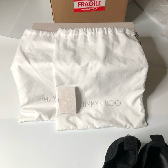 Jimmy Choo Black Slip-On Mens Sneakers Size 9.5 - Picture 7 of 9